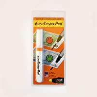 EURO TESTER PEN ® XL - Detector de Billetes Falsos (Fórmula Patentada) Funciona con Todas las Principales Divisas (Made…